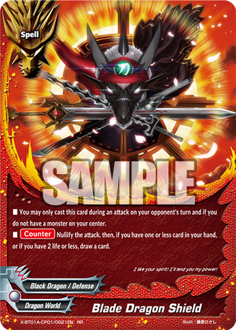 X-BT01A-CP01/0021 Blade dragon shield (RR)