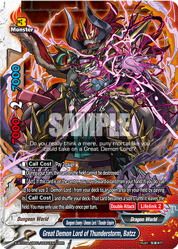 Great demon lord of thunderstorm, Batzz (RRR)