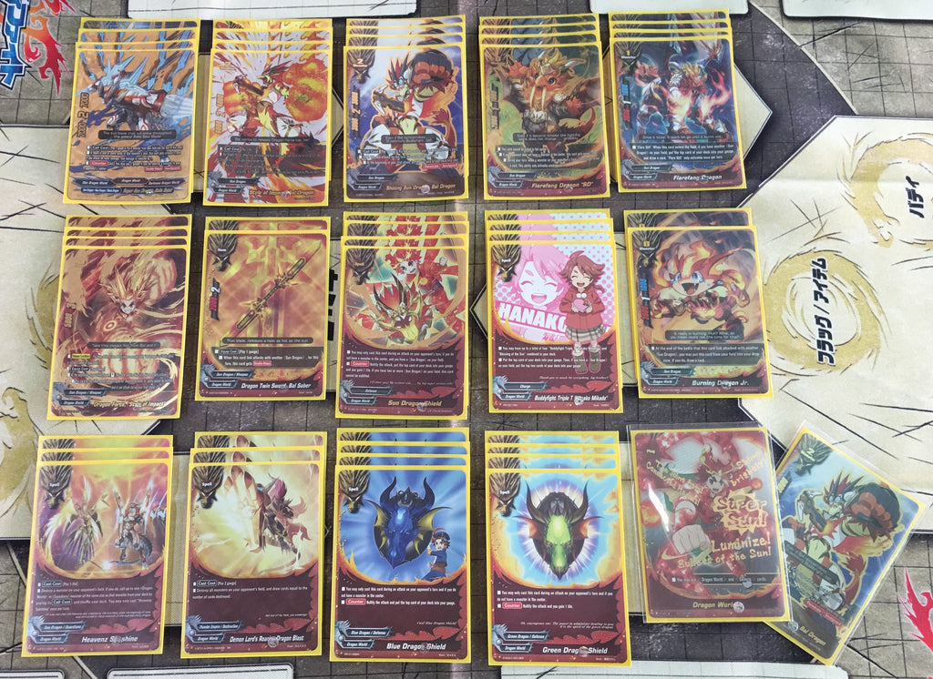 Future Card Buddyfight Constructed Deck: (Dragon World) Sun Dragons, B Buddy Mart Future Card Buddyfight Constructed Deck: (Dragon World) Sun Dragons, B Buddy Mart