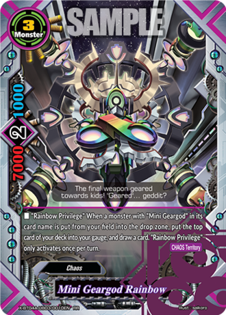 Mini Geargod Rainbow (RR)