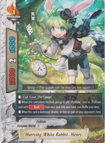 Hurrying White Rabbit, Henry (R)