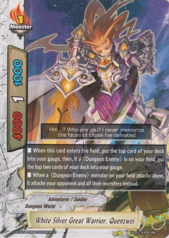 White Silver Great Warrior, Quenzwei (U)