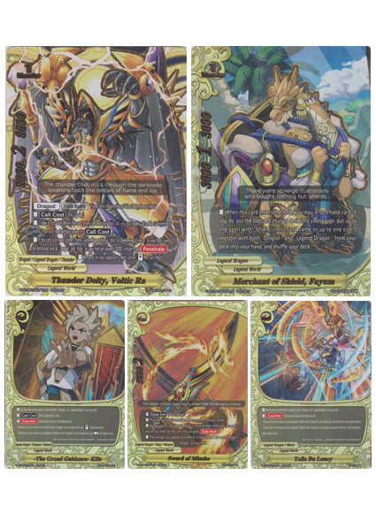 Thunder Deity, Voltic Ra (5 Card Secret Pack) S-BT06