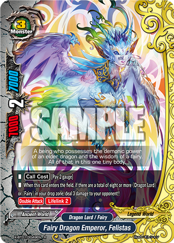 X-BT01/0049 (R) - Fairy Dragon Emperor, Felistas