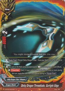 Deity Dragon Throwblade, Garlight Edge (U)