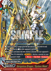 Gargantua Dragon, "Cyclone Mode" (5 Card Secret Pack)