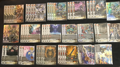Future Card Buddyfight Constructed Deck: (Dungeon World) Dual Wield Knights