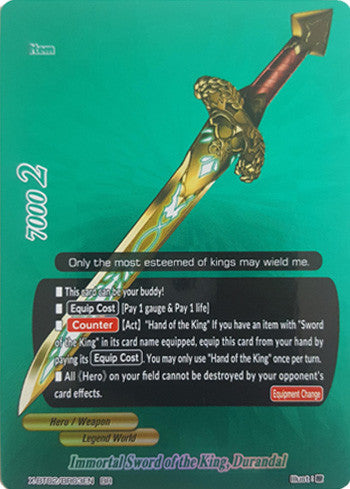 IMMORTAL SWORD OF THE KING, DURANDAL (BR)
