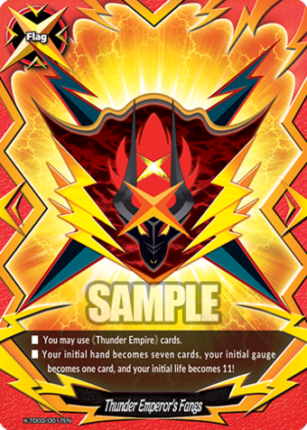 S-UB05 (Thunder Emperor's Fang World) Thunder Empire Bundle (Limited Offer!)