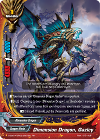 S-SS01A: Dimension Dragon, Gazley (RR)