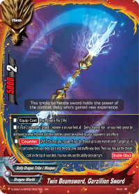 S-SS01A: Twin Beamsword, Garzillion Sword (RR)
